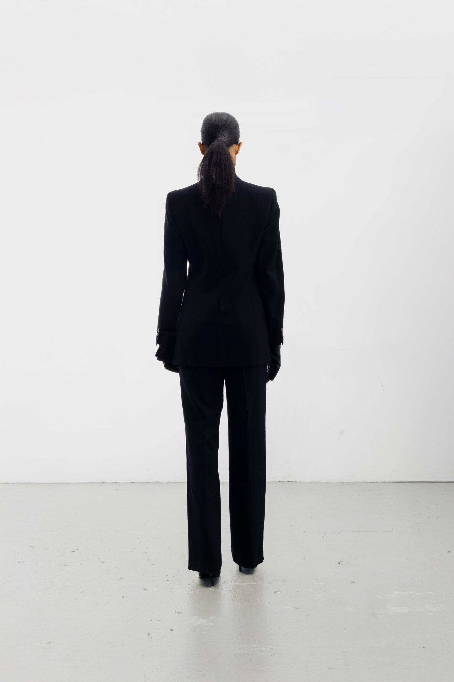 Costume croisé élégant