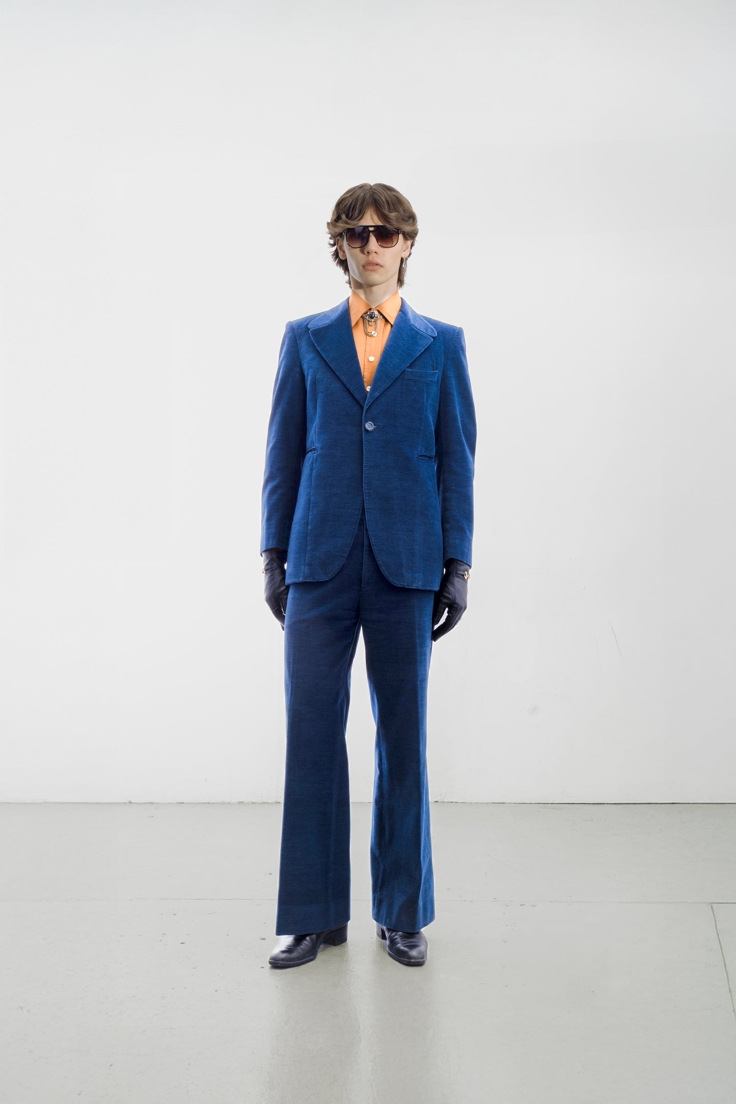 Costume élégant en velours