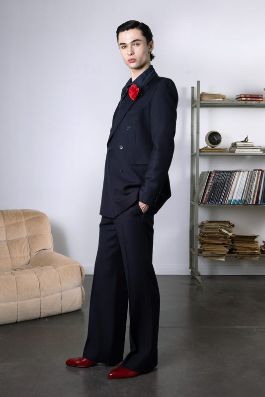 Ensemble croisé élégant 70s