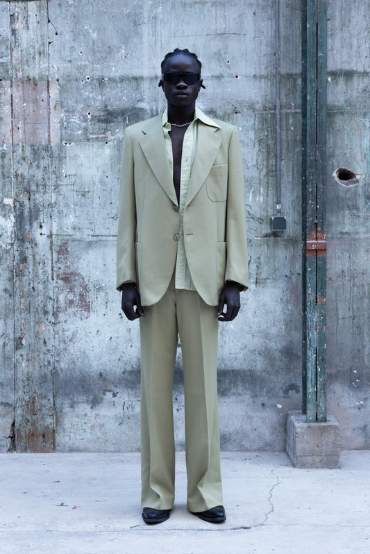 Costume flared avec son gilet