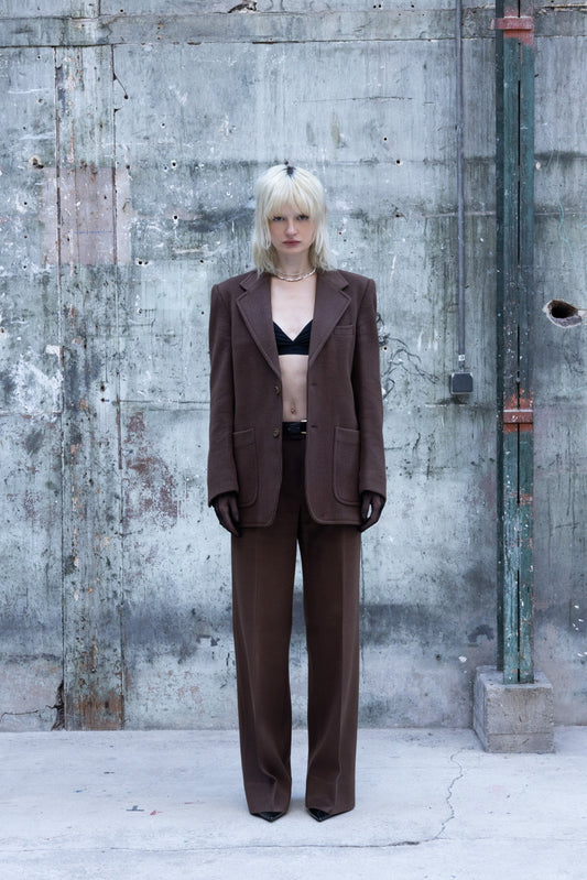 Costume en velours côtelé