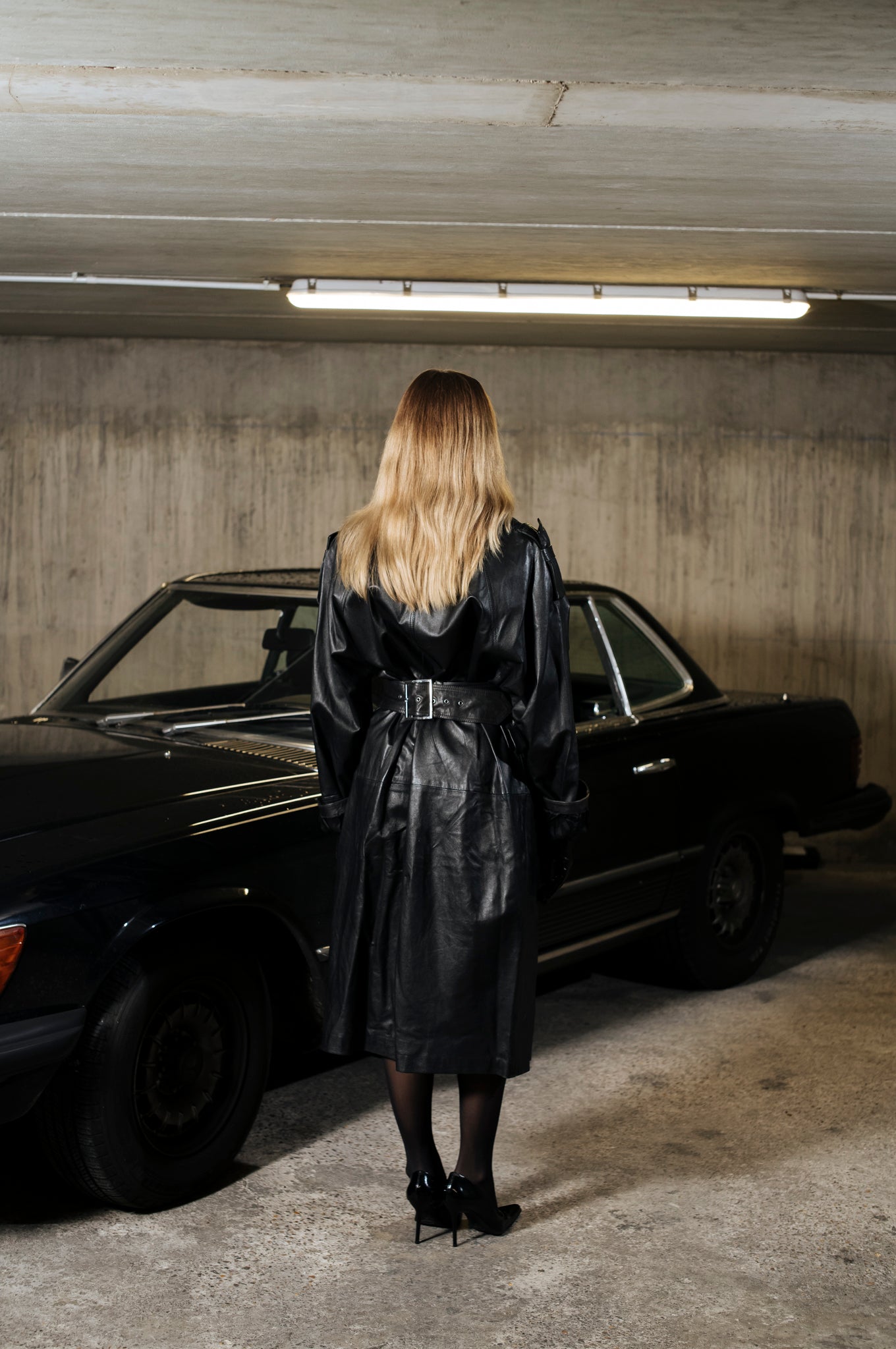 Trench en cuir