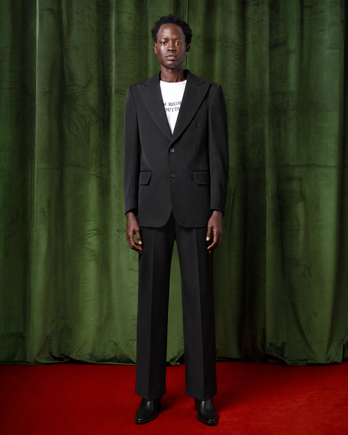 Ensemble costume évasé