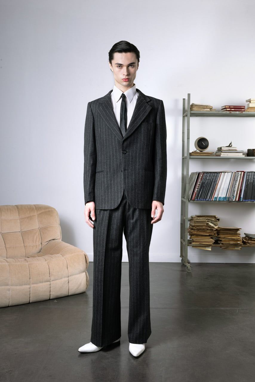 Ensemble costume à rayures