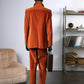 Ensemble costume en velours côtelé