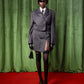 Ensemble tailleur à rayures