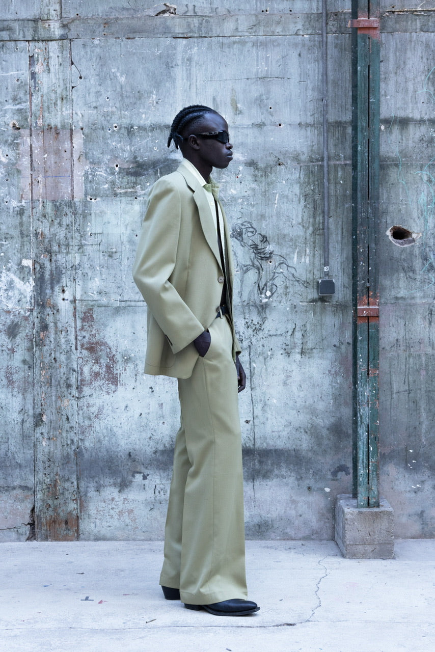 Costume flared avec son gilet