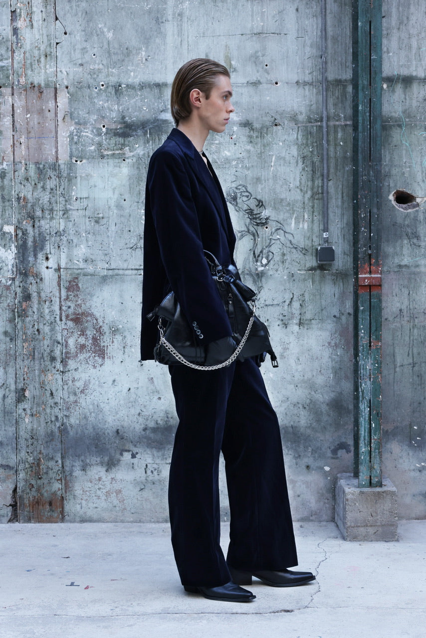 Costume en velours lisse