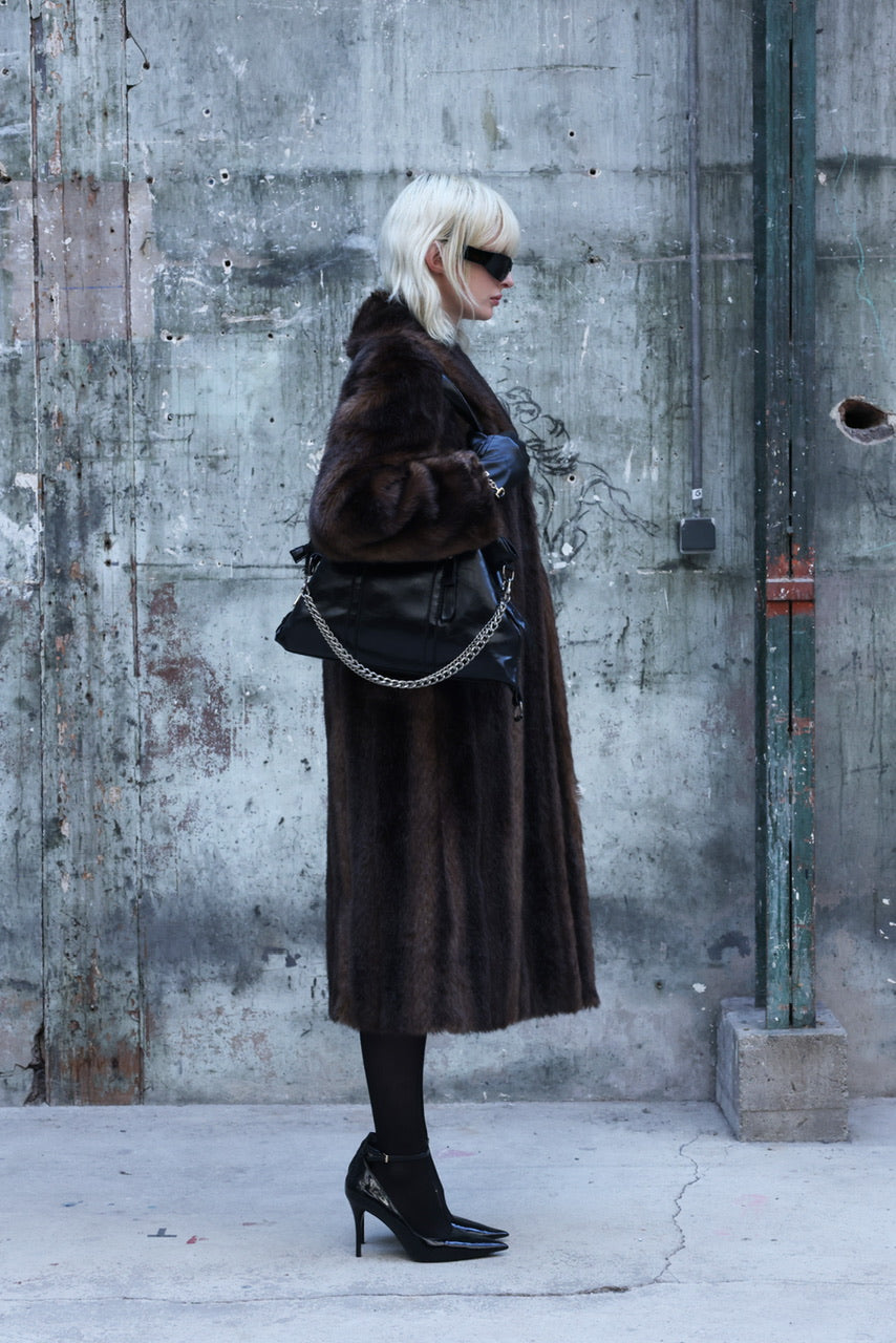 Manteau en fausse fourrure