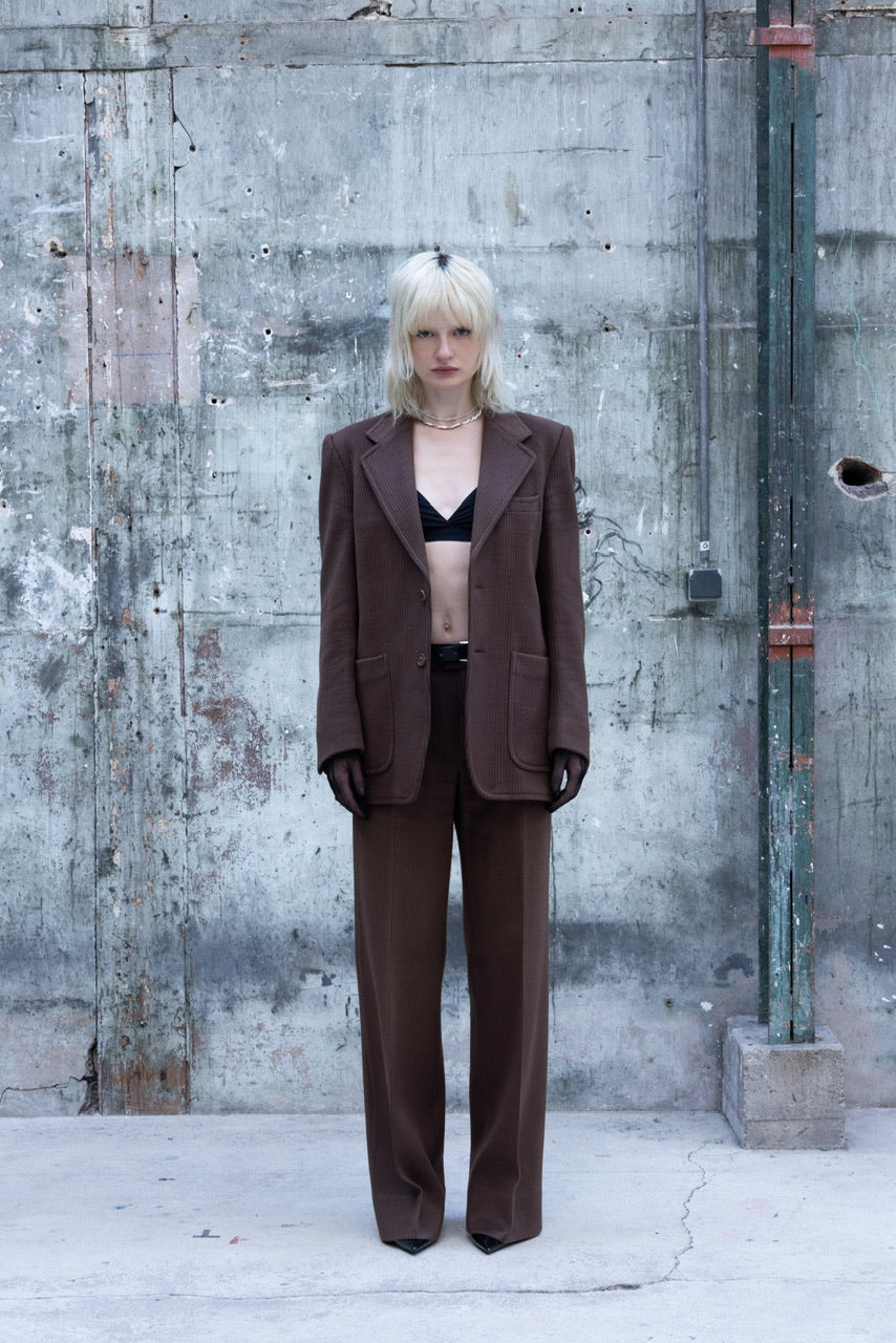 Costume en velours côtelé