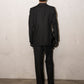 Ensemble costume gris à fine rayure