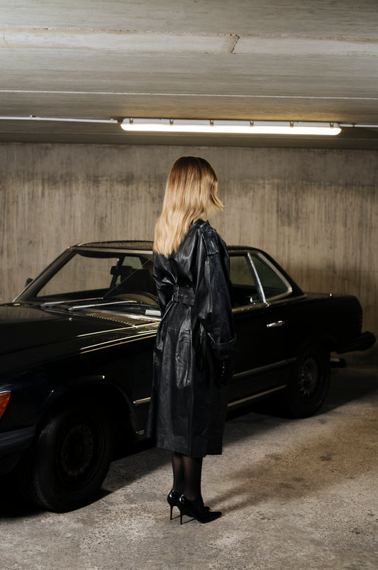 Trench en cuir